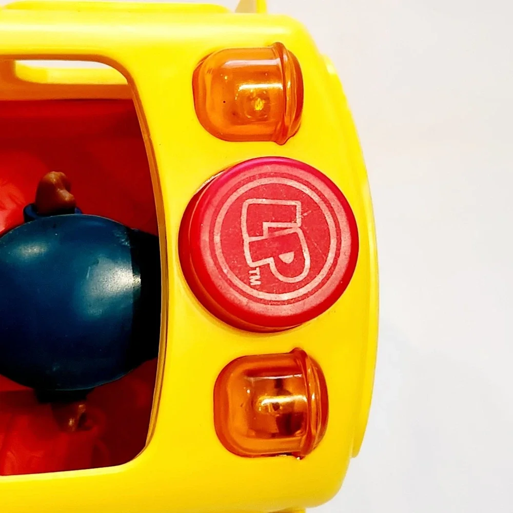 Fisher Price Little People School Bus with 4 Figures Lights Sounds Yellow Toy